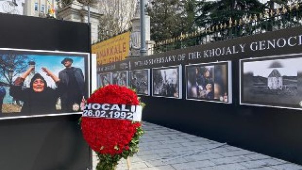 Qalatasaray Meydanında Xocalıya həsr edilən fotosərgi keçirildi - FOTO