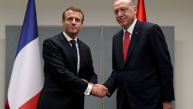 Ərdoğan və Makron müzakirələr apardı