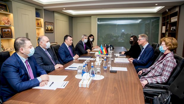 Sahil Babayev alman səfirlə görüşdü