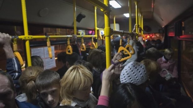 Bakıda yollarda sıxlıq var- Avtobuslar gecikir 