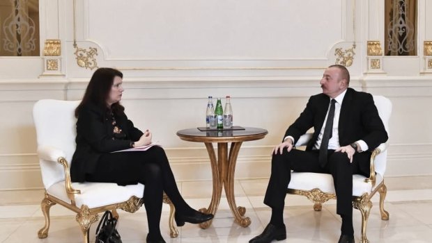 İlham Əliyev ATƏT-in fəaliyyətdə olan sədrini qəbul etdi - FOTO