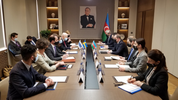 Ceyhun Bayramovun ATƏT sədri ilə görüşü keçirilir - SON DƏQİQƏ