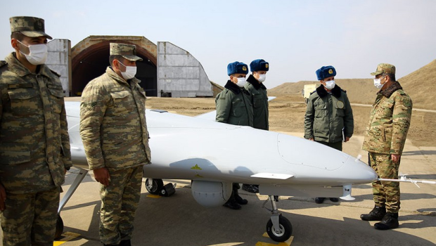 Zakir Həsənov PUA-lara baxış keçirdi - VİDEO