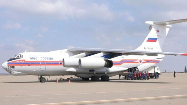 Rusiya FHN-in pirotexniklər qrupu Azərbaycana gəlib - VİDEO