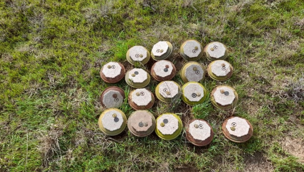 Ermənilərin Xocavənddə gizlətdiyi minalar tapıldı - FOTO