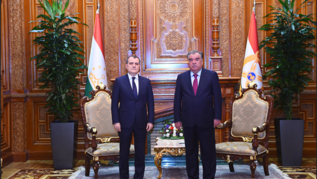 Emomali Rahmon İlham Əliyevi Tacikistana dəvət etdi - FOTO