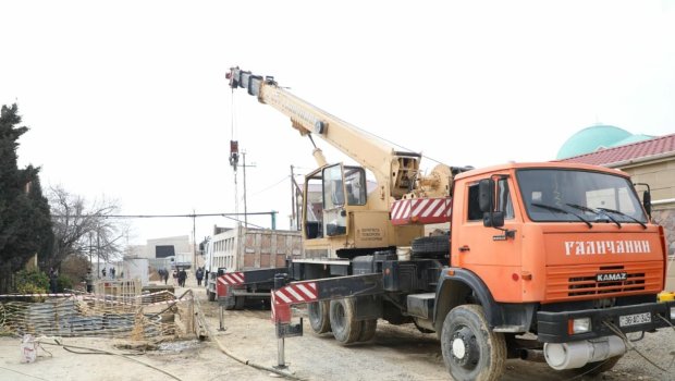 Badamdardakı sürüşmənin qarşısı belə alınır – GÖRÜLƏN İŞLƏR – FOTOLAR