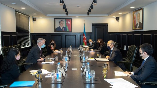 Mikayıl Cabbarov Dünya Bankının nümayəndələri ilə görüşdü - FOTO