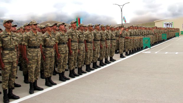 Çağırışçılar müddətli həqiqi hərbi xidmətə yola salınırlar