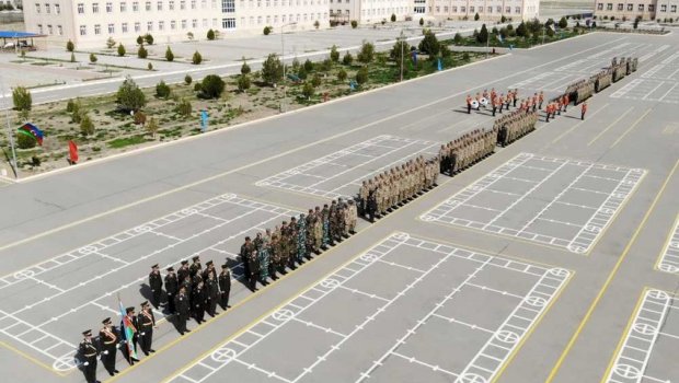 Qadın hərbçilərin də cəlb edildiyi növbəti kurslar başa çatdı - VİDEO