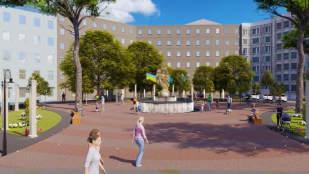 Ukraynada Nizami Gəncəvinin abidəsi olan park salınır - FOTO