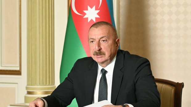 İlham Əliyev: “Ermənilər Tərtərin suyunu tam kəsirdilər, indi biz Tərtərçayın mənbəyinə qayıtmışıq” - VİDEO