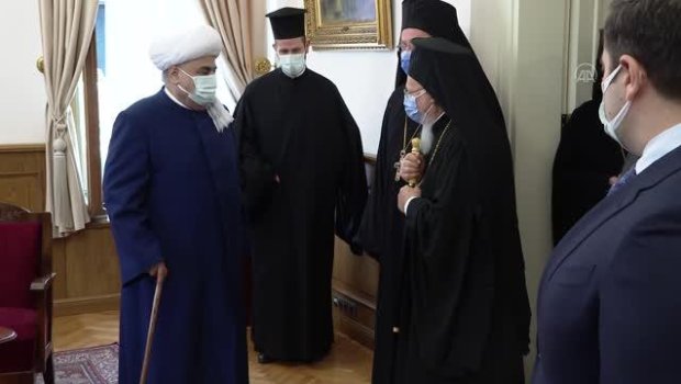 Allahşükür Paşazadənin İstanbul Patriarxı ilə görüşündən DETALLAR - FOTO+VİDEO