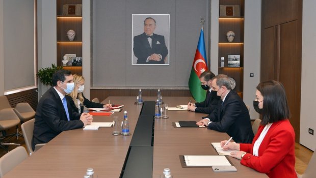 Ceyhun Bayramov Türkiyə səfiri ilə vida görüşü keçirdi - FOTO