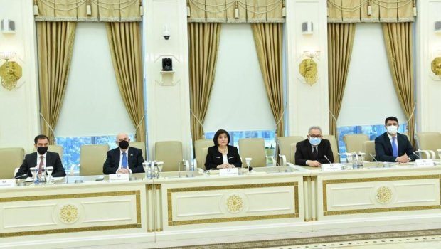 Sahibə Qafarova Bozkırla görüşdü - FOTO