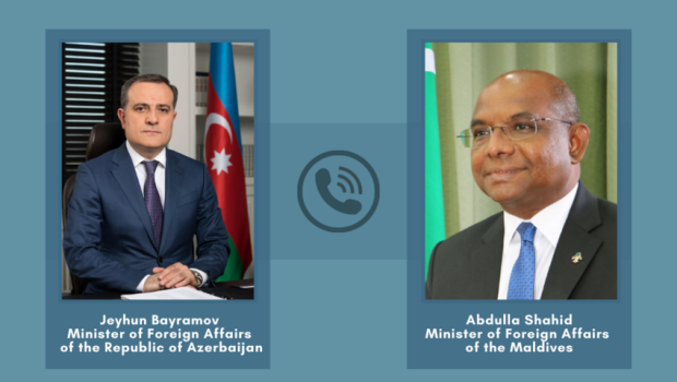 Bayramov Maldiv XİN rəhbəri ilə əməkdaşlıq məsələlərini müzakirə etdi