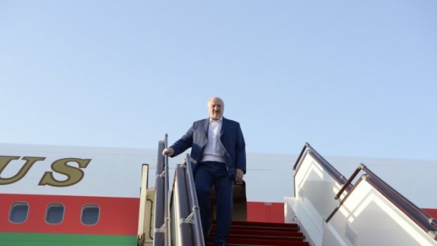 Lukaşenko Azərbaycanda - FOTO