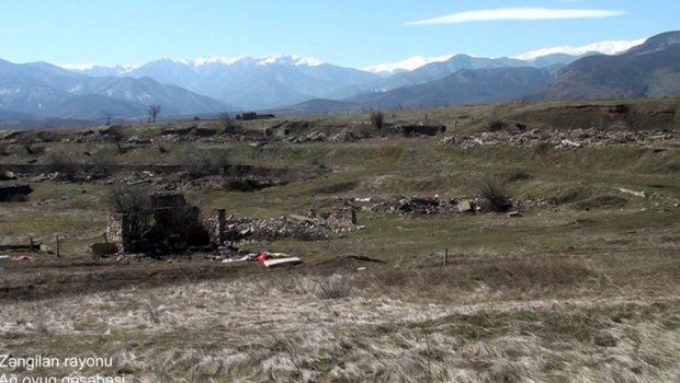 Zəngilanın Ağ oyuq qəsəbəsindən görüntülər - VİDEO