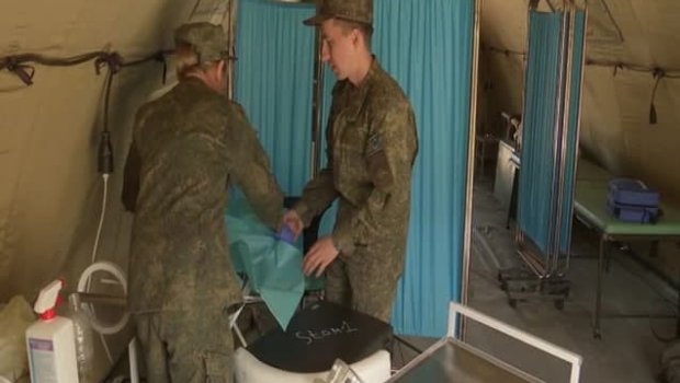 Rusiya Xocalıda tibbi məntəqə açdı - Ermənilər müayinədən keçirilir - FOTO