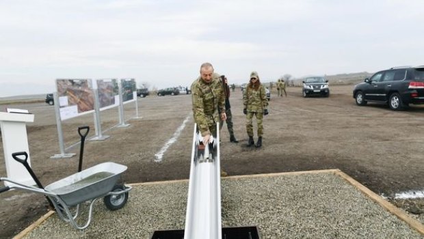Prezident “Ağıllı kənd”in təməlini qoydu - VİDEO