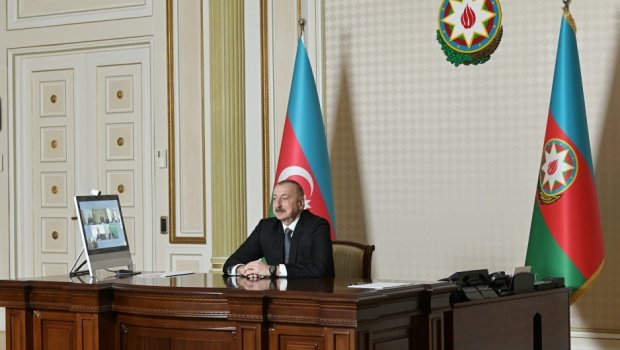 İlham Əliyev Dünya İqtisadi Forumunun prezidenti ilə görüşdü - YENİLƏNİB