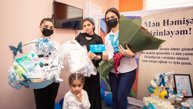 Daha 2 şəhidimizin yeni doğulan övladlarının xərci ödəndi - FOTO