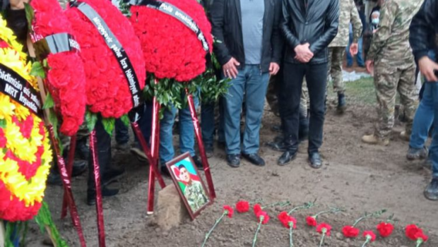 Şəhid hərbçimiz Mingəçevirdə dəfn olundu - FOTO