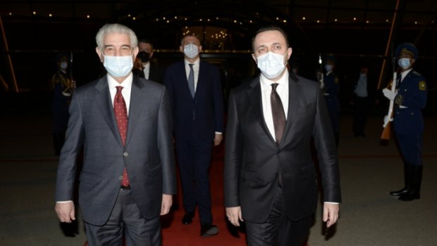 Qaribaşvilinin Azərbaycana səfəri başa çatdı