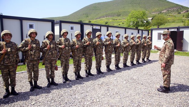 Zakir Həsənov döyüş qabiliyyətinin artırılması ilə bağlı tapşırıq verdi - FOTO