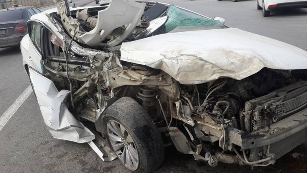 Lənkəranda 3 maşın toqquşub, 5 nəfər yaralanıb