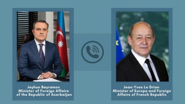 Fransanın XİN rəhbəri Ceyhun Bayramova zəng etdi - SON DƏQİQƏ