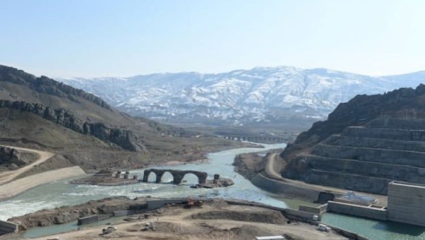 Xudafərin su anbarının tikintisi başa çatdı