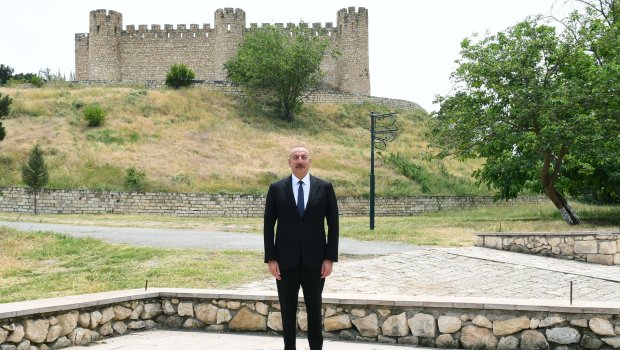 Şahbulaq qalasının yenidənqurma planı təqdim edildi - FOTOLAR - YENİLƏNİB