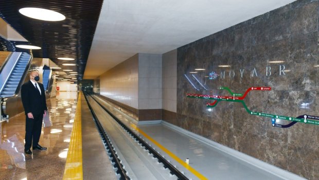 “8 Noyabr” metro stansiyası istifadəyə verildi - FOTO/VİDEO