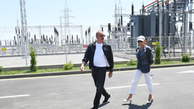 “Füzuli” yarımstansiyasının açılışı oldu - YENİLƏNİB - FOTO