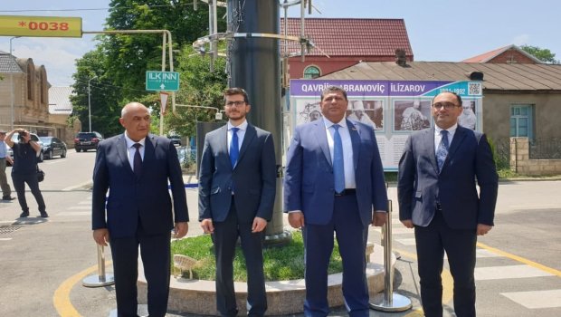 Qubada yəhudi əsilli alimə abidə ucaldıldı