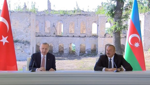 Prezidentlər Şuşada “Xan qızı” bulağında - YENİLƏNİB