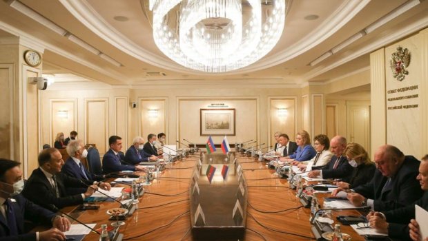 Moskvada azərbaycanlı deputatlar həmkarları ilə görüşdü