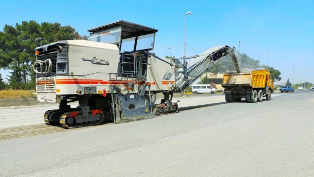 Təmir edilən Bakı-Sumqayıt yolundan yeni FOTOLAR 
