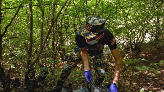 Füzulidə daha bir erməni hərbçinin cəsədinin qalıqları tapıldı