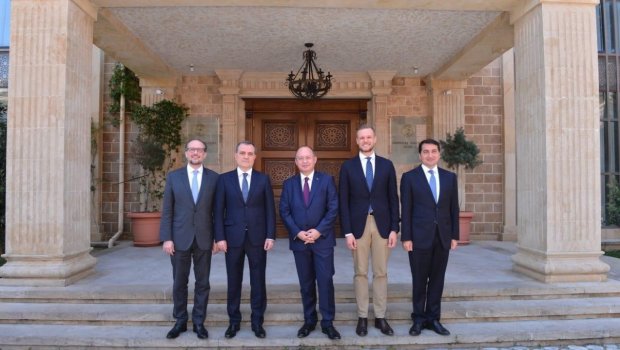 Hikmət Hacıyev və Ceyhun Bayramov Litva, Avstriya və Rumıniya XİN başçıları ilə görüşüb - FOTO