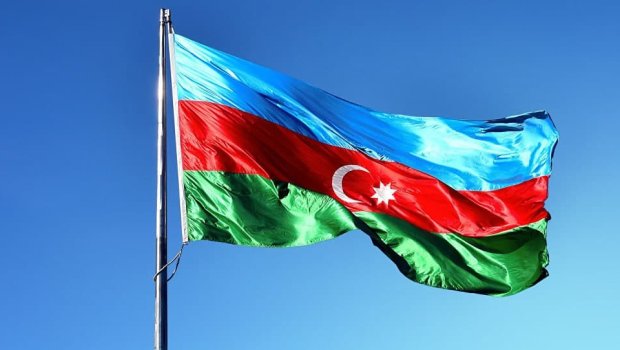 Ukraynada dronla Azərbaycan bayrağı nümayiş olundu - VİDEO