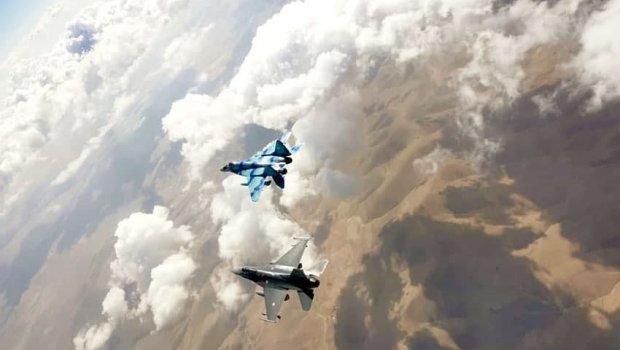 Azərbaycan pilotları hədəfləri məhv etdi