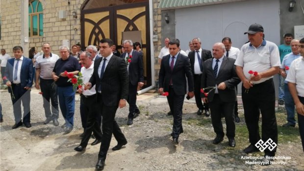 Şəhid Hikmət Məmmədovun barelyefinin açılışı oldu - FOTO