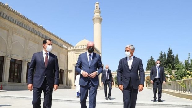 Avropa İttifaqı Şurasının Prezidenti Şamaxıya getdi