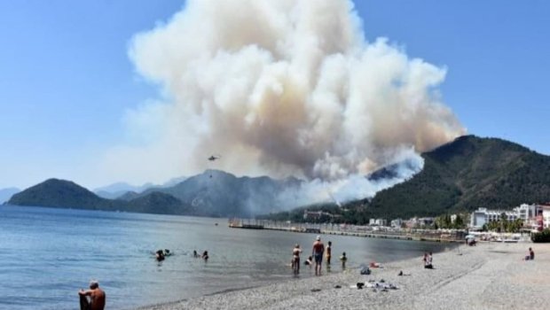 Türkiyənin Marmaris rayonunda da yanğın oldu – Rusiya 3 təyyarə göndərdi