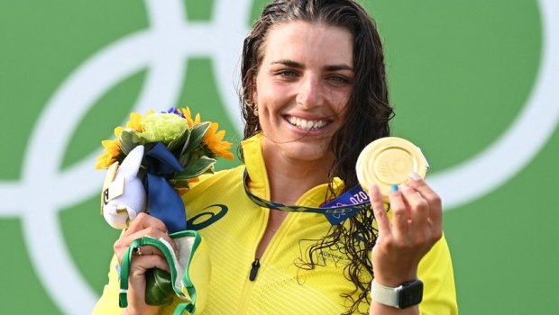 Qadın idmançı qeyri-adi üsulla olimpiya çempionu oldu