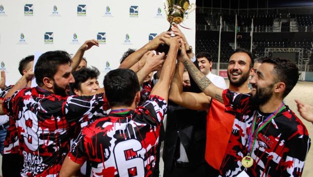 Gənclərin ilk çimərlik futbolu kubokunun final mərhələsi keçirildi - FOTO 