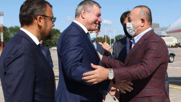 Mövlud Çavuşoğlu Ukraynada səfərdədir - FOTO