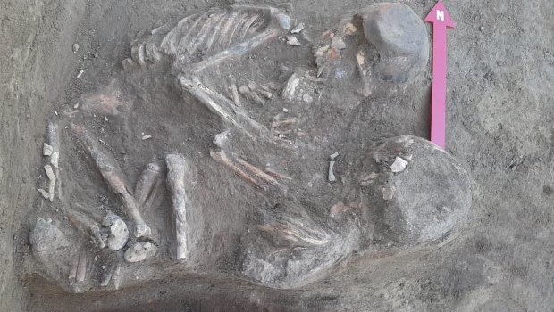 Lələtəpədə neolit dövrünə aid tikintinin qalıqları aşkarlandı - FOTO